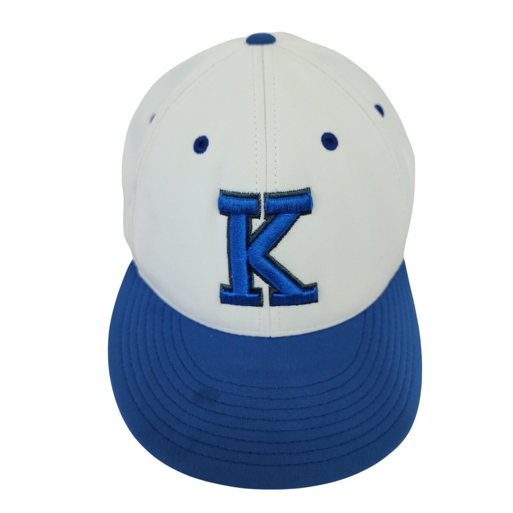 Richardson PTS20 Pulse Baseball Cap White Blue Embroidered K Hat LG-XL